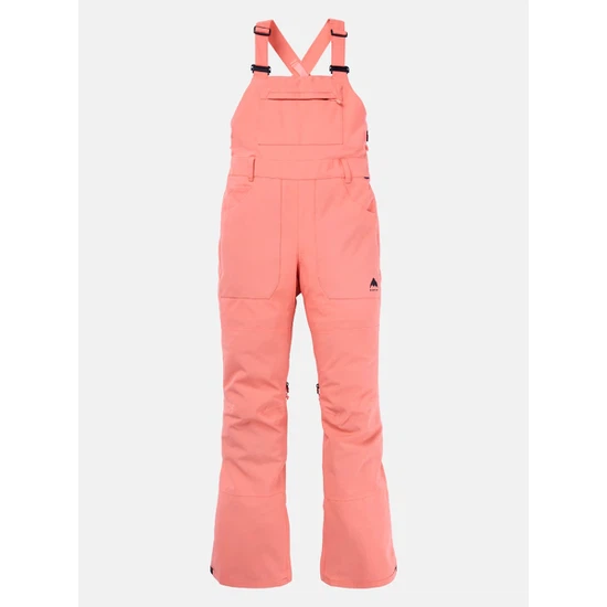 Damskie Spodnie Snowboardowe Burton Avalon 2L Stretch Bib (Peach Echo) FW25_8