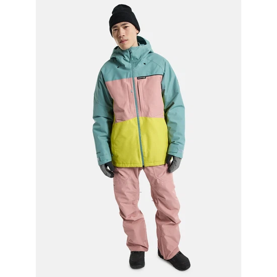 Kurtka Snowboardowa Burton GORE-TEX Pillowline (Rock Lichen/Powder Blush/Sulfur) FW25_7