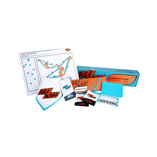 Zestaw folii ochronnej pokrywający całą ramę Trek Slash (Clear Połysk)_1