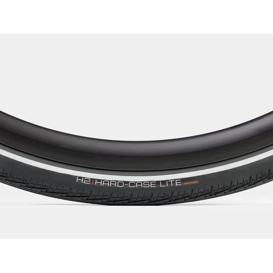 Opona hybrydowa odblaskowa Bontrager H2 Hard-Case Lite (Czarny/Odblaskowy)_3 thumbnail