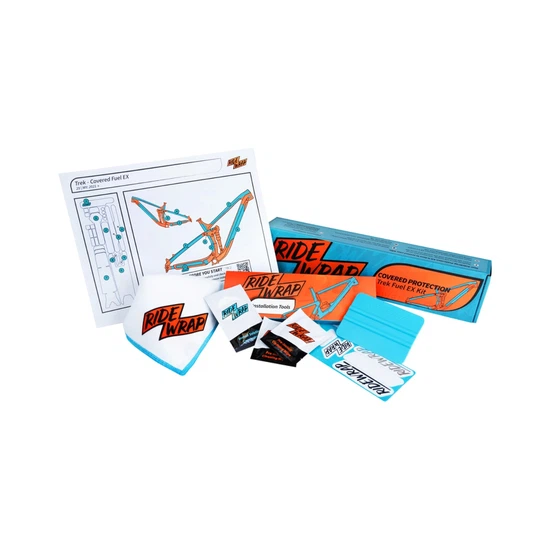 Zestaw folii ochronnej pokrywający całą ramę Trek Fuel EX (Clear Połysk) _1