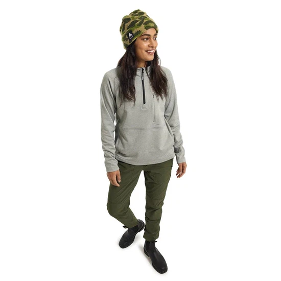 Damska Bluza Aktywna Burton Multipath Grid 1/4 Zip (Sharkskin) FW23_3