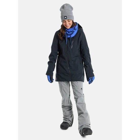Damska Kurtka Snowboardowa Burton Pyne (True Black) FW23_3