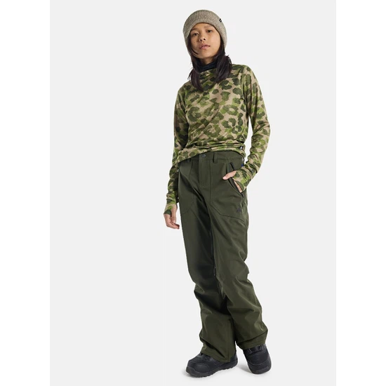 Damskie Spodnie Snowboardowe Burton Vida (Forest Night) FW24_3