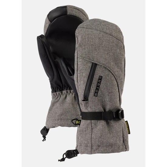 Damskie Rękawice Snowboardowe Burton Baker 2 In 1 Mitt (Gray Heather) FW24_1
