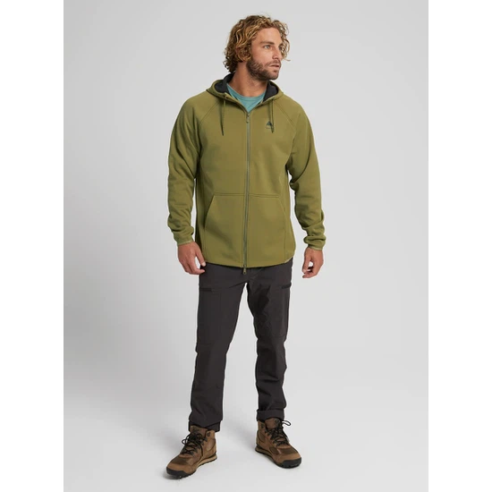Bluza Aktywna Burton Crown Weatherproof FZ (Martini Olive) FW24_4 thumbnail