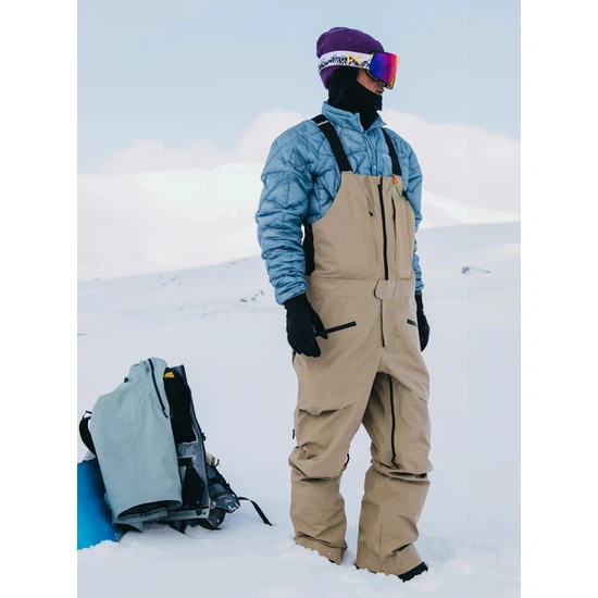 Spodnie Snowboardowe Burton AK GORE-TEX 3L Freebird Bib (Summit Taupe) FW25_2 thumbnail