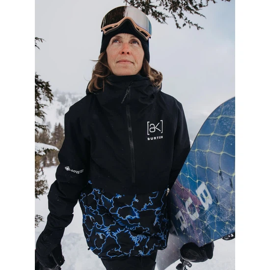 Damska Kurtka Snowboardowa Burton AK GORE-TEX 2L Kimmy Anorak (True Black/Glow) FW25_1 thumbnail