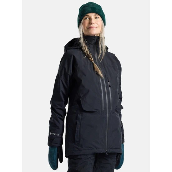 Damska Kurtka Snowboardowa Burton GORE-TEX Pillowline (True Black) FW25_1