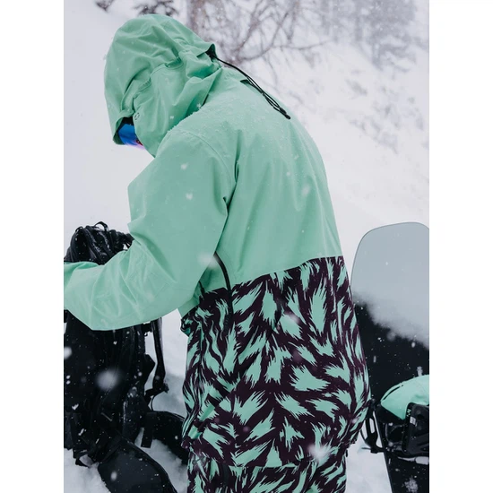 Damska Kurtka Snowboardowa Burton AK GORE-TEX 2L Kimmy Anorak (Powder Mint/Fur Purple Root) FW25_2