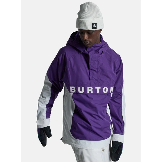Kurtka Snowboardowa Burton Frostner Anorak (Imperial Purple/Stout White) FW25_1