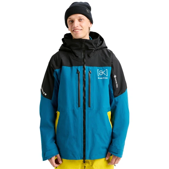 Kurtka Snowboardowa Burton AK GORE-TEX 2L Swash (True Black/Blue Teal/Atomic Yellow) FW26_1 thumbnail