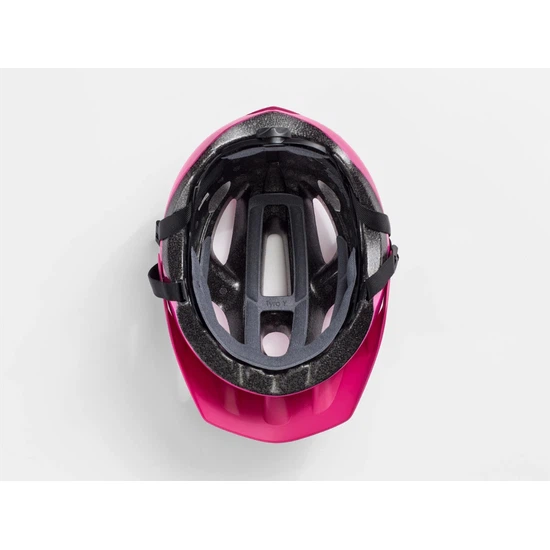 Młodzieżowy kask rowerowy Bontrager Tyro (Flamingo Pink/Black Metaliczny)_4