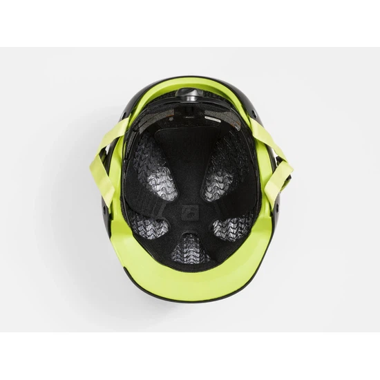 Dziecięcy kask rowerowy Bontrager Jet WaveCel (Czarny/Volt Mat)_4