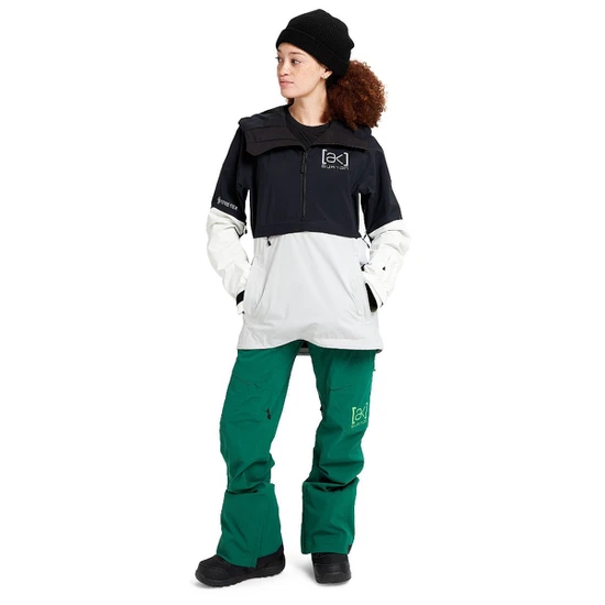 Damska Kurtka Snowboardowa Burton AK GORE-TEX 2L Kimmy Anorak (True Black/Lunar Gray/Stout White) FW22_4