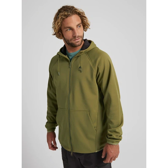 Bluza Aktywna Burton Crown Weatherproof FZ (Martini Olive) FW24_1 thumbnail