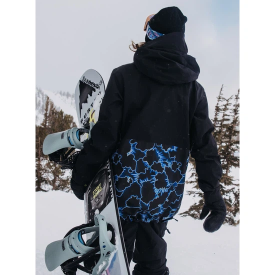 Damska Kurtka Snowboardowa Burton AK GORE-TEX 2L Kimmy Anorak (True Black/Glow) FW25_2 thumbnail