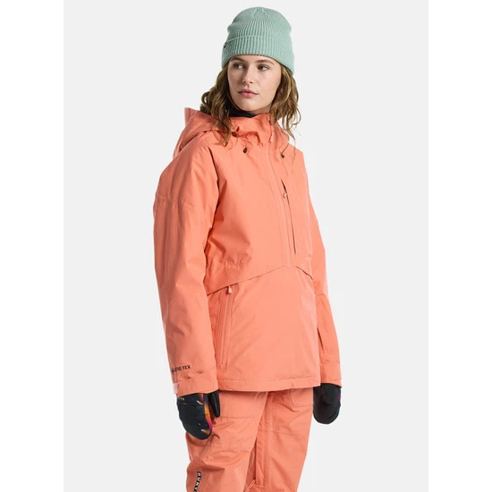 Damska Kurtka Snowboardowa Burton GORE-TEX Pillowline Anorak (Peach Echo) FW25_1