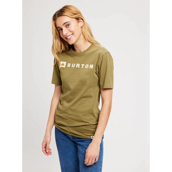 Koszulka Burton Horizontal Mountain (Martini Olive) FW24_2