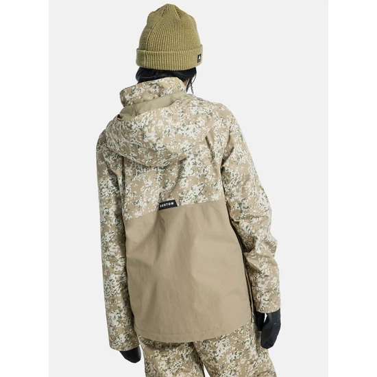 Damska Kurtka Snowboardowa Burton Frostner Anorak (Snowfall Camo/Summit Taupe) FW25_2 thumbnail