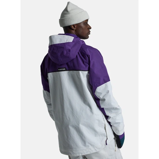 Kurtka Snowboardowa Burton Frostner Anorak (Imperial Purple/Stout White) FW25_2