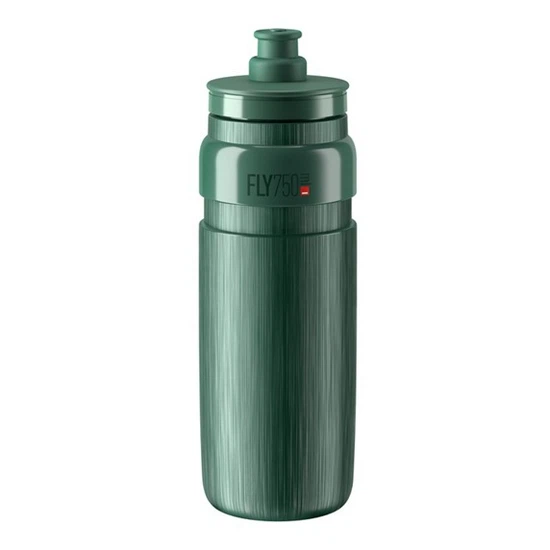 Bidon Elite Fly Tex 750ml (Dark Green/Grey Logo)_1