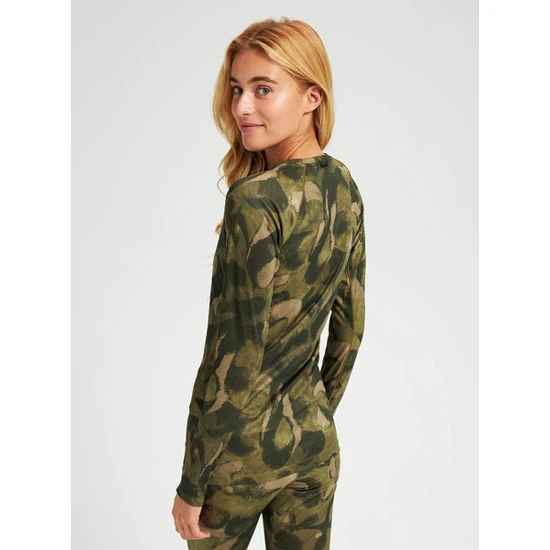 Damska Bielizna Aktywna Burton AK Helium Power Grid Crew (Victor Camo) FW22_2