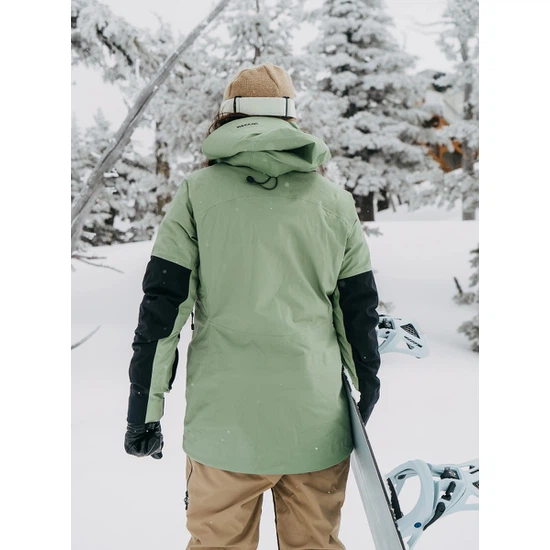 Damska Kurtka Snowboardowa Burton AK GORE-TEX 3L Kimmy (Hedge Green/Stout White/True Black) FW24_2 thumbnail