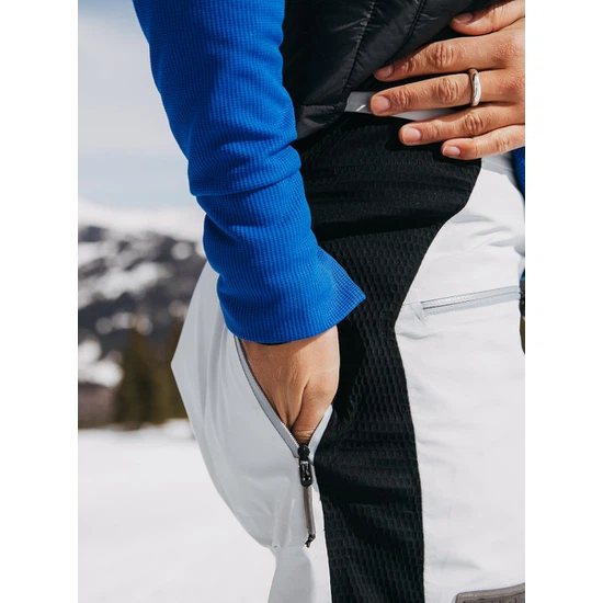 Damskie Spodnie Snowboardowe Burton GORE-TEX Carbonate (Gray Cloud) FW23_3