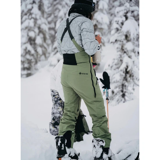 Damskie Spodnie Snowboardowe Burton AK GORE-TEX Kimmy 2L Bib (Hedge Green) FW24_3