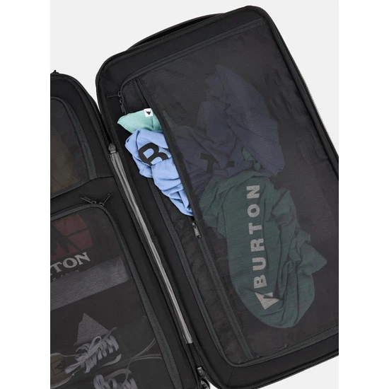 Torba podróżna Burton Burton 4 Wheel Double Deck 86L (True Black) FW24_4
