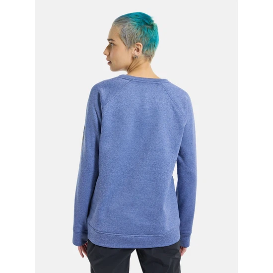 Damska Bluza Aktywna Burton Oak Crew (Slate Blue Heather) FW24_2