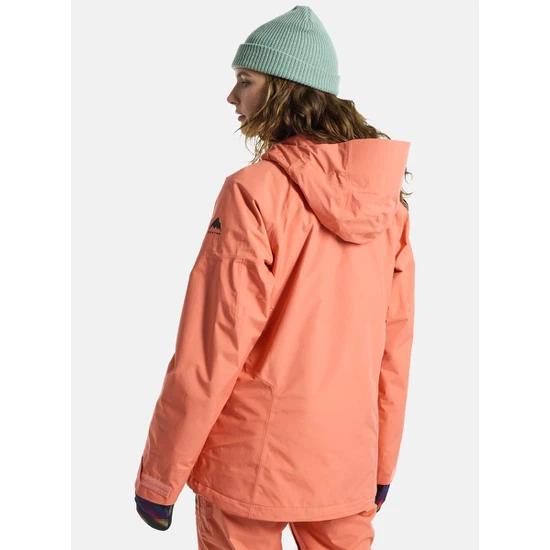 Damska Kurtka Snowboardowa Burton GORE-TEX Pillowline Anorak (Peach Echo) FW25_2