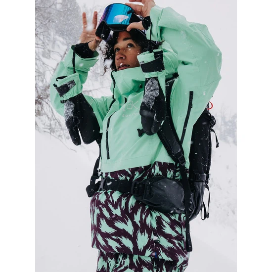 Damska Kurtka Snowboardowa Burton AK GORE-TEX 2L Kimmy Anorak (Powder Mint/Fur Purple Root) FW25_3