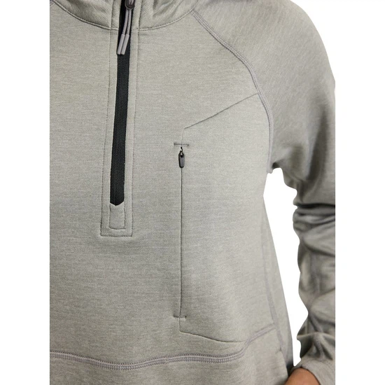Damska Bluza Aktywna Burton Multipath Grid 1/4 Zip (Sharkskin) FW23_4 thumbnail