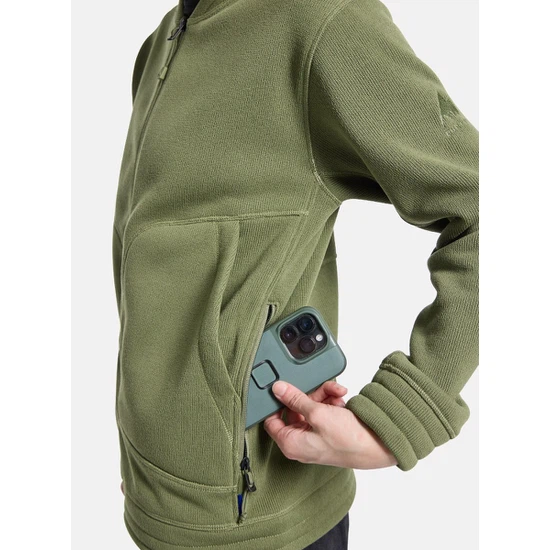 Damska Bluza Aktywna Burton Runin FZ (Forest Moss) FW24_4