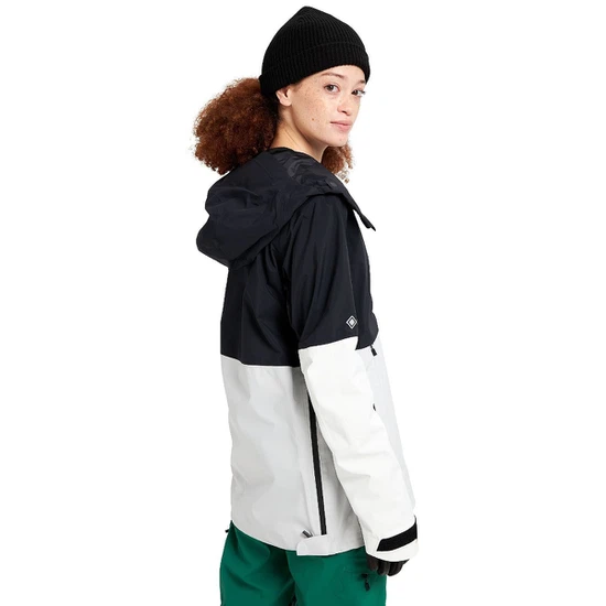 Damska Kurtka Snowboardowa Burton AK GORE-TEX 2L Kimmy Anorak (True Black/Lunar Gray/Stout White) FW22_3 thumbnail