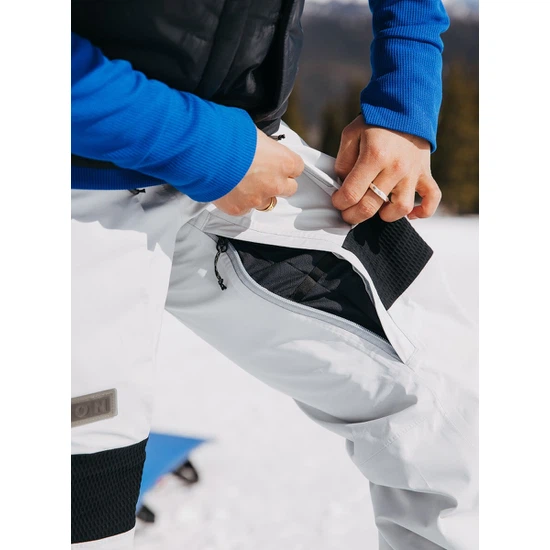 Damskie Spodnie Snowboardowe Burton GORE-TEX Carbonate (Gray Cloud) FW23_4