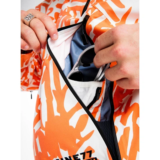 Kurtka Snowboardowa Burton MINE77 GORE-TEX 3L Stretch Anorak (Molten Orange Script) FW24_4