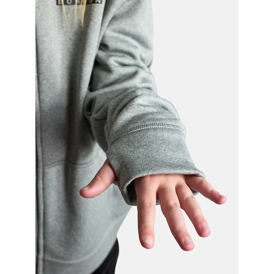 Dziecięca Bluza Aktywna Burton Oak FZ (Gray Heather) FW26_3 thumbnail