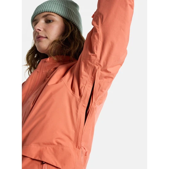 Damska Kurtka Snowboardowa Burton GORE-TEX Pillowline Anorak (Peach Echo) FW25_3 thumbnail