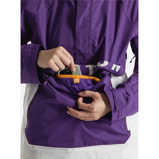 Damska Kurtka Snowboardowa Burton Frostner Anorak (Imperial Purple/Stout White) FW25_3 thumbnail