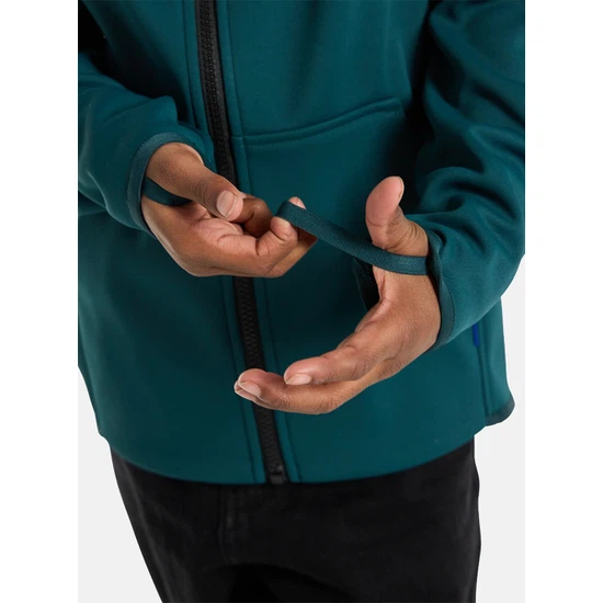 Dziecięca Bluza Aktywna Burton Crown Weatherproof FZ (Deep Emerald) FW25_3 thumbnail