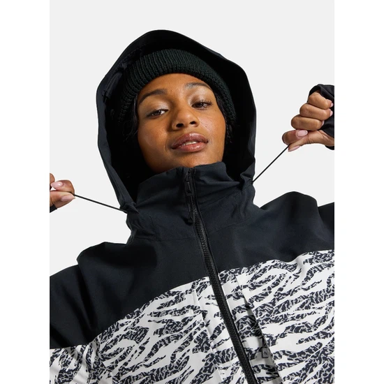 Damska Kurtka Snowboardowa Burton Prowess 2.0 2L (True Black/Zebra Camo) FW25_4