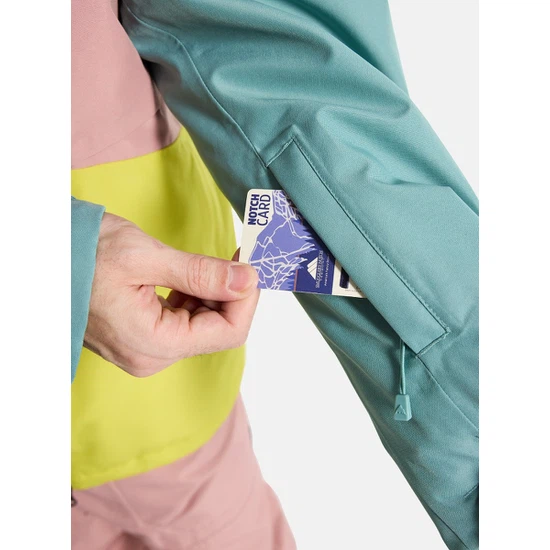 Kurtka Snowboardowa Burton GORE-TEX Pillowline (Rock Lichen/Powder Blush/Sulfur) FW25_3 thumbnail