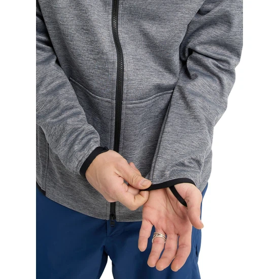 Bluza Aktywna Burton Crown Weatherproof FZ (True Black Heather) FW26_4 thumbnail