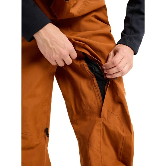 Spodnie Snowboardowe Burton GORE-TEX 2L Cyclic Bib (Chestnut Brown) FW26_4 thumbnail