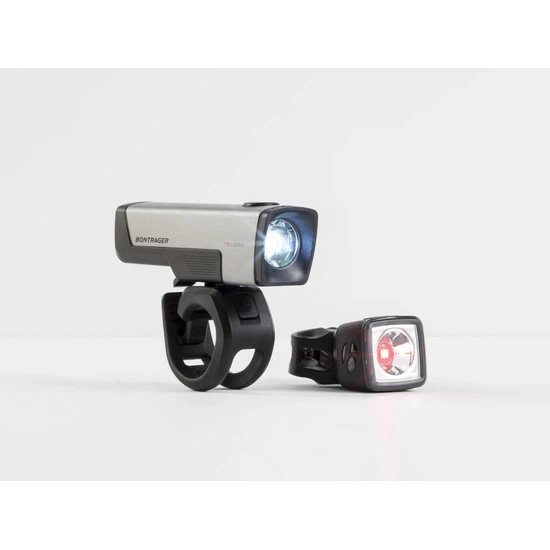 Zestaw lampek rowerowych Bontrager Ion Comp R/Flare R City (Metaliczny ciemnoszary Gunmetal)_1