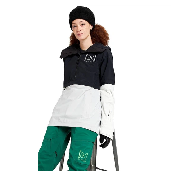 Damska Kurtka Snowboardowa Burton AK GORE-TEX 2L Kimmy Anorak (True Black/Lunar Gray/Stout White) FW22_1 thumbnail