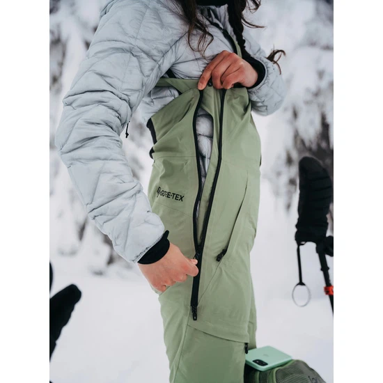 Damskie Spodnie Snowboardowe Burton AK GORE-TEX Kimmy 2L Bib (Hedge Green) FW24_5 thumbnail